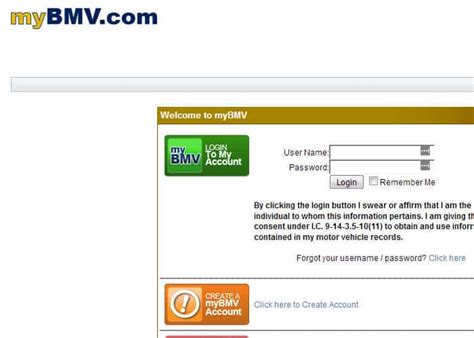 bmv my account log in.